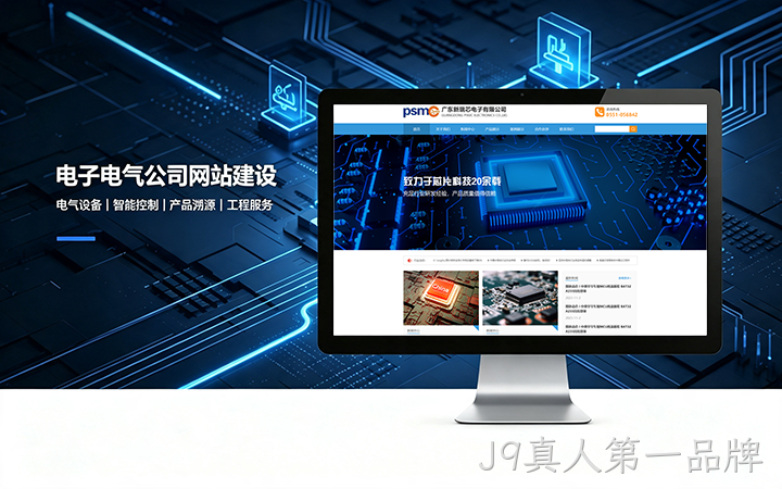 J9真人第一品牌电子电气公司网站建设_电器元器件企业官网设计制作