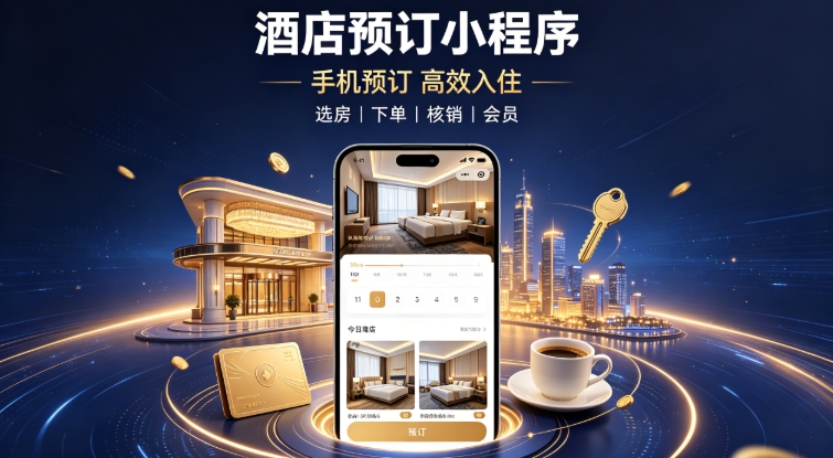 酒店自营预订小程序定制开发实战案例|J9真人第一品牌本地门店私域小程序开发运营全解析